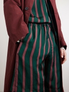 Dries Van Noten - Straight-Leg Striped Twill Drawstring Shorts - Green