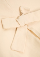 Sister Jane Bay Bow-appliquéd Straight-leg Jeans White