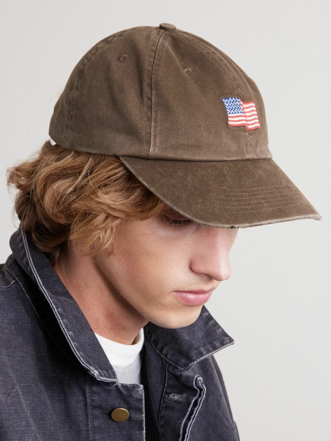 Cherry Los Angeles - USA Logo-Embroidered Cotton-Twill Cap