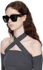 Dolce & Gabbana Black DG Crossed Sunglasses