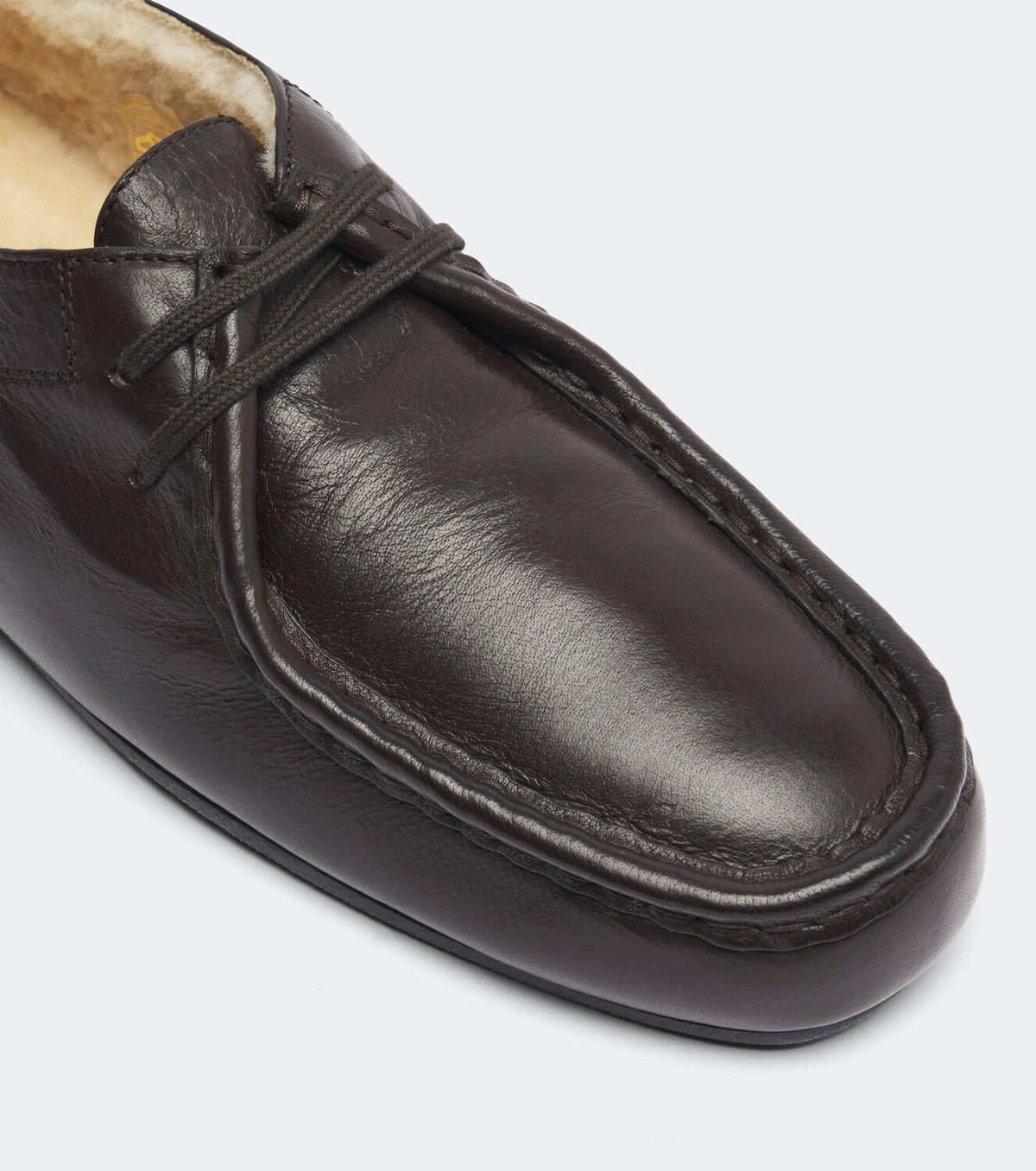 Jil Sander Hood leather lace-up shoes