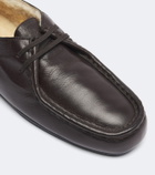 Jil Sander Hood leather lace-up shoes