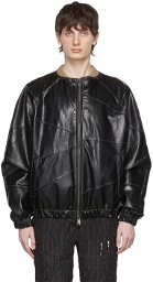Andersson Bell SSENSE Exclusive Black Faux-Leather Jacket