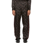 Bottega Veneta Black Pixel Print Pyjama Trousers