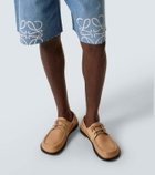 Loewe Anagram denim shorts