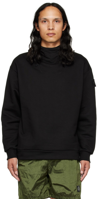 Photo: Stone Island Black Ghost Piece Hoodie