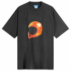 MARKET Men's Smiley Full Face T-Shirt in Washed-Black