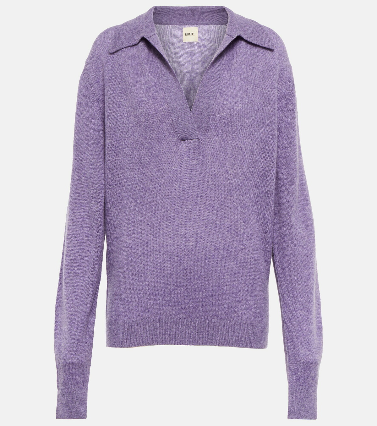 Khaite - Jo cashmere-blend polo sweater Khaite