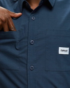 Parlez Raton Shirt Blue - Mens - Longsleeves