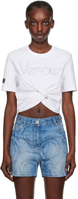 Photo: Versace White 1978 Re-Edition T-Shirt