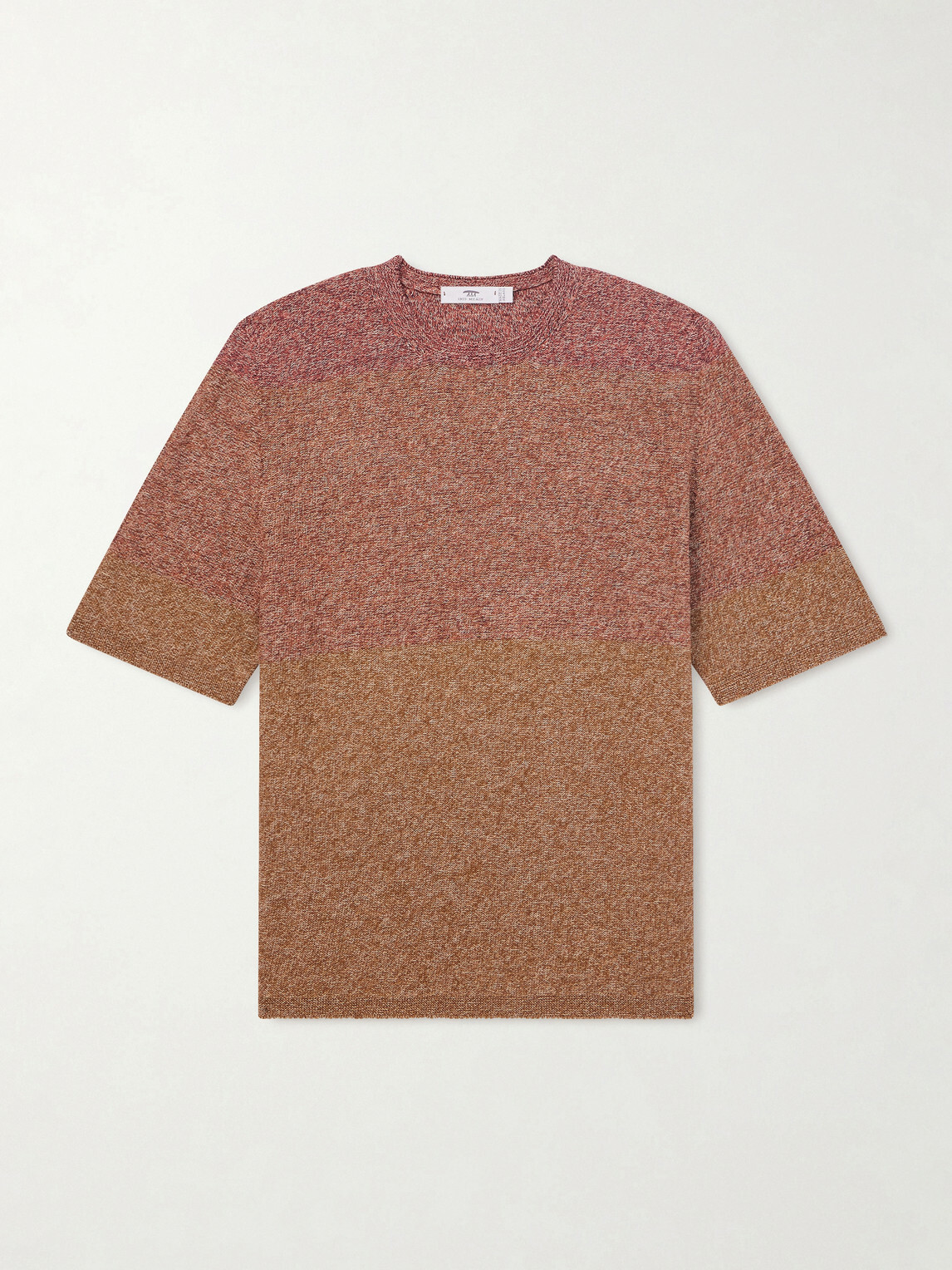 Inis Meáin - Scail Linen and Cotton-Blend T-Shirt - Brown