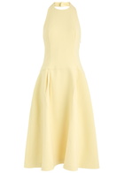 Odd Muse The Ultimate Muse Halterneck Midi Dress Yellow