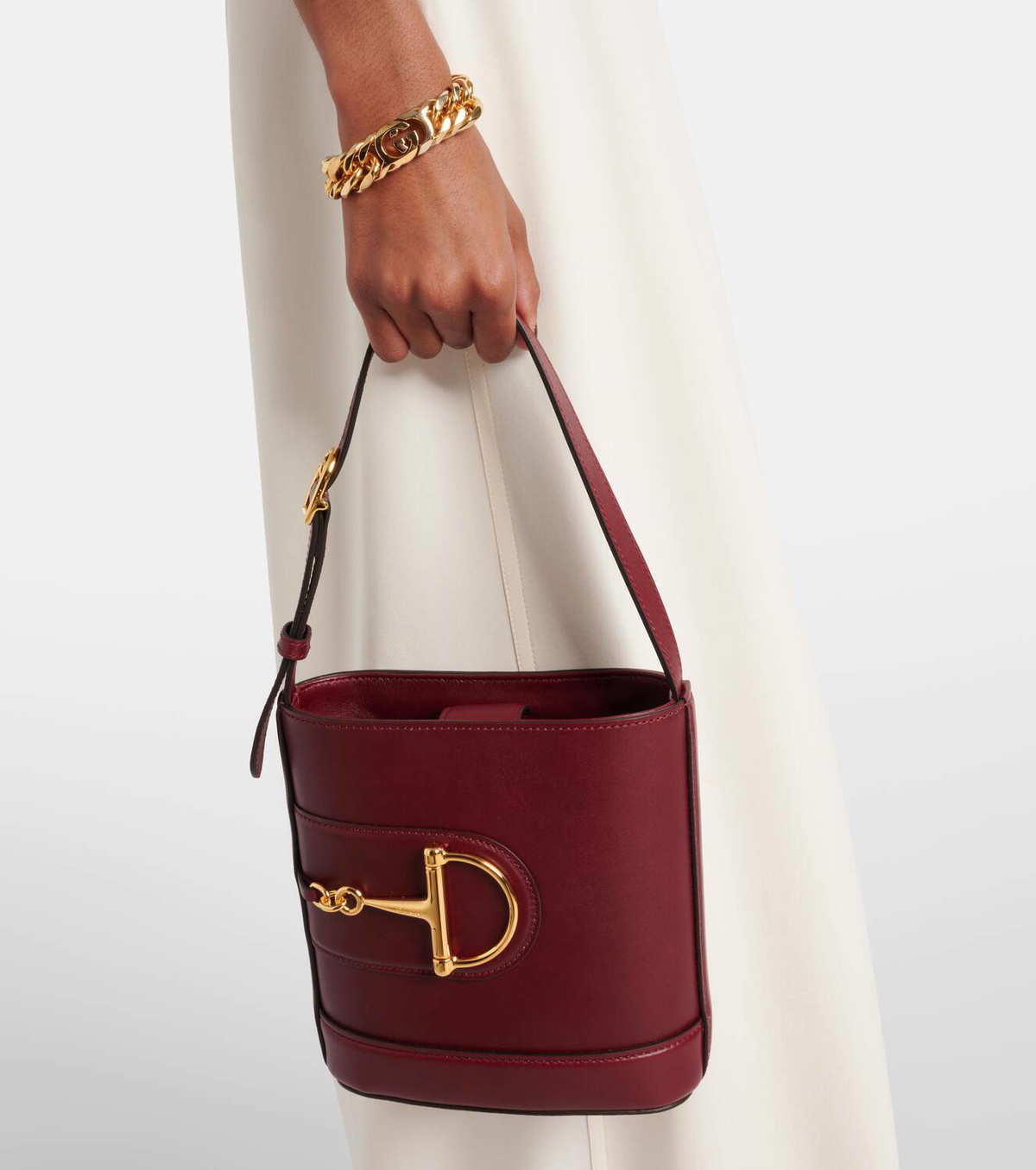 Gucci Gucci 73 Small leather bucket bag Gucci