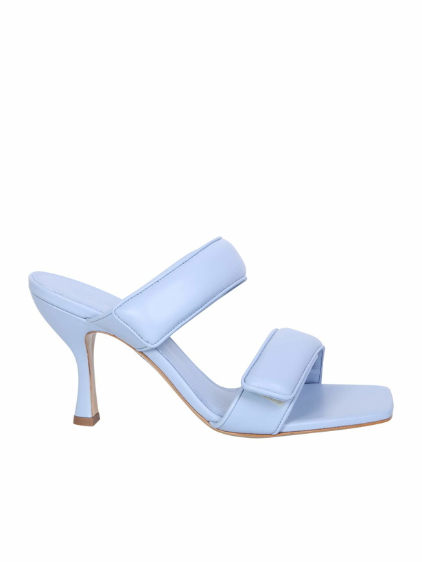 Photo: GIA BORGHINI High-heeled Straps Sandal Perni 03 Light Blue