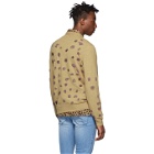 PS by Paul Smith Tan Embroidered Sweater