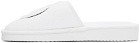drew house SSENSE Exclusive White Painted Mascot Slippers