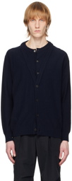 LE17SEPTEMBRE Navy Layered Cardigan