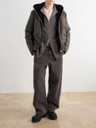 Our Legacy - Merino Wool Zip-Up Cardigan - Brown