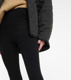 Toteme - Zip high-rise leggings