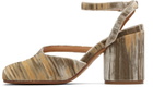 Maison Margiela Beige Tabi Pump Heeled Sandals