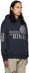 Rhude Black 'Banque De Rhude' Hoodie