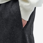 Jil Sander Men's Plus Elasticated Waist Wool Pant in Lava Stone