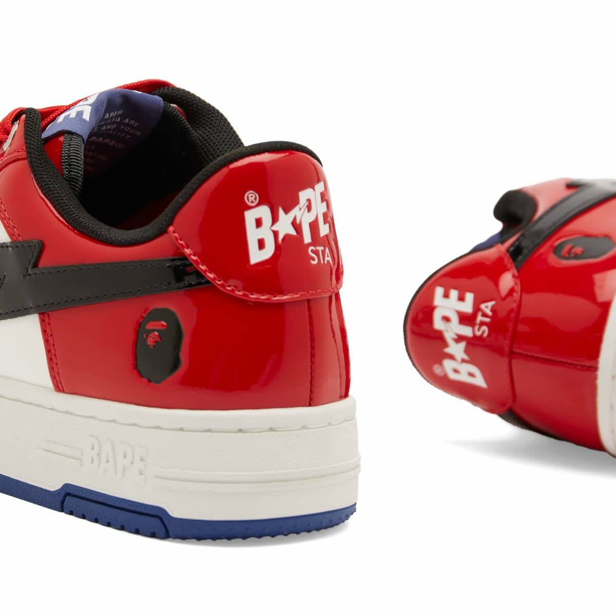 A Bathing Ape Women's Bape Sta #1 Sneakers in Red