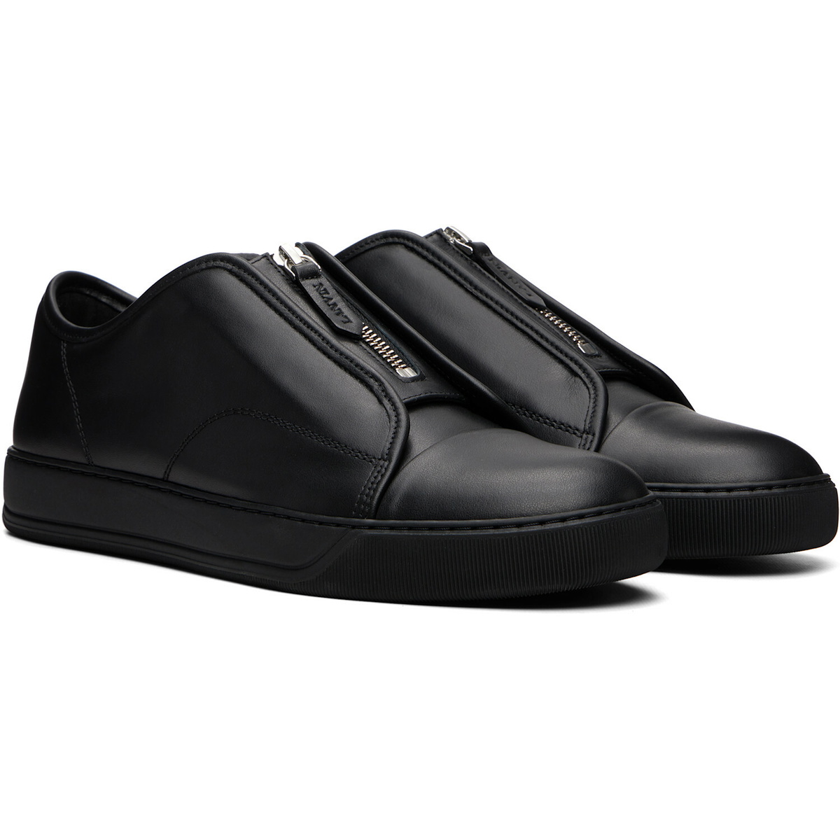 Lanvin Black DBB1 Zip Sneakers