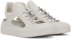 At.Kollektive White Kostas Murkudis Edition Cutout Sneakers