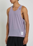 Satisfy Space-o Singlet Stretch-jersey Running Tank top Purple