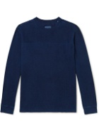 Blue Blue Japan - Indigo-Dyed Slub Cotton-Blend Jersey T-Shirt - Blue