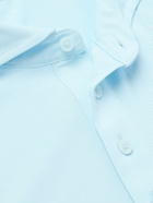 G/FORE - Rib Gusset Stretch Tech-Piqué Golf Polo Shirt - Blue