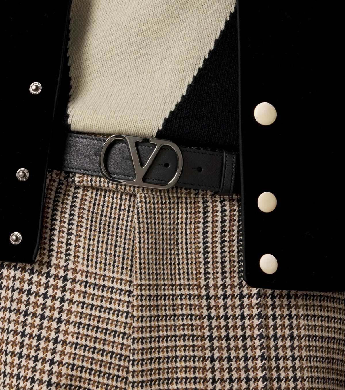 Valentino Garavani VLogo leather belt