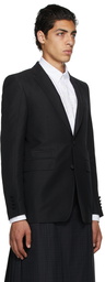 Burberry Black Wool Classic Blazer