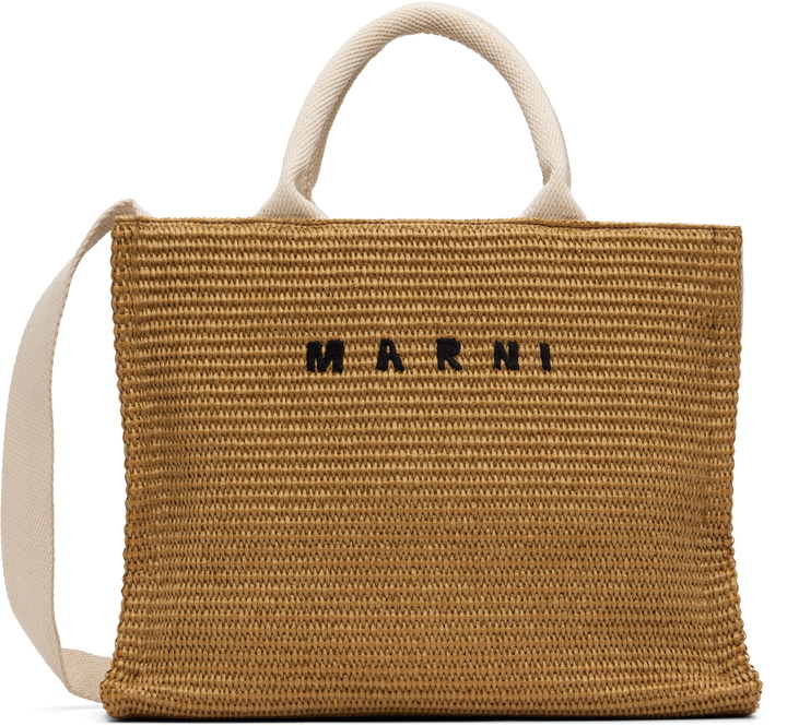 Photo: Marni Tan Raffia-Effect Small Tote