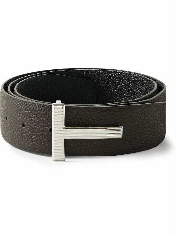 Photo: TOM FORD - 4cm Reversible Full-Grain Leather Belt - Brown