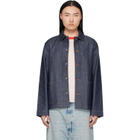 A.P.C. Indigo Kerlouan Logo Denim Jacket