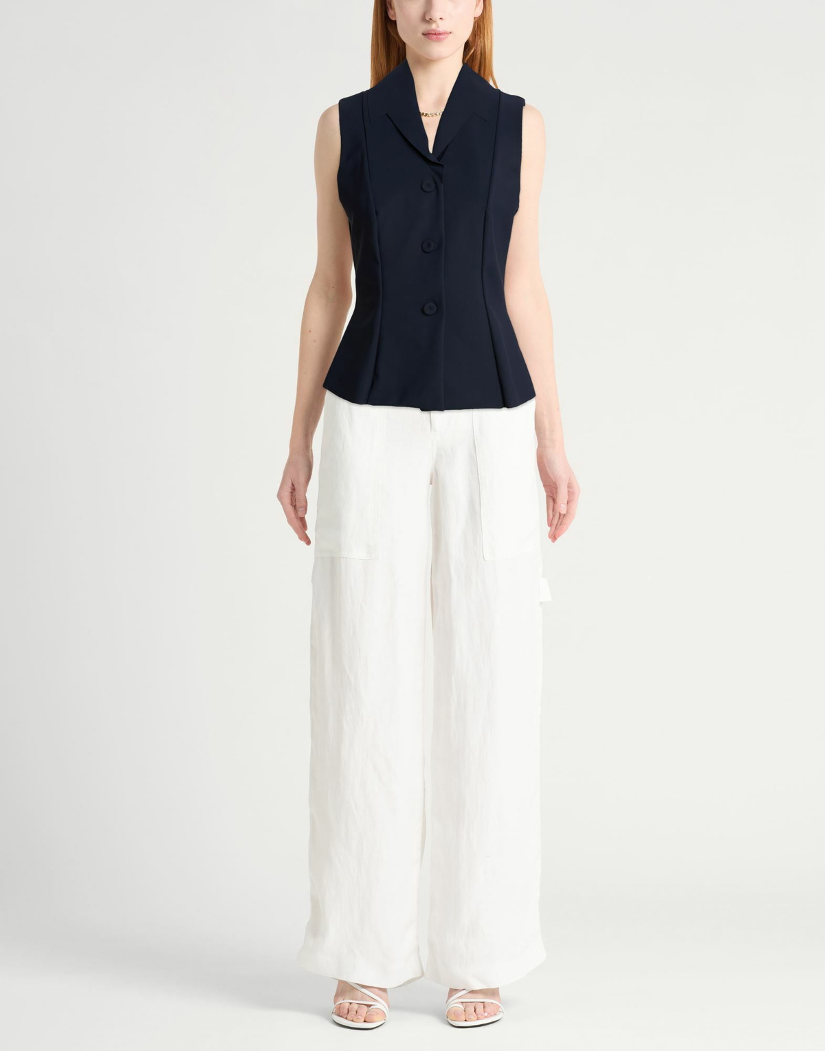 Chiara Boni La Petite Robe Womens Blazer Midnight in Blue