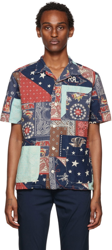 Photo: RRL Multicolor Patchwork Camp Shirt