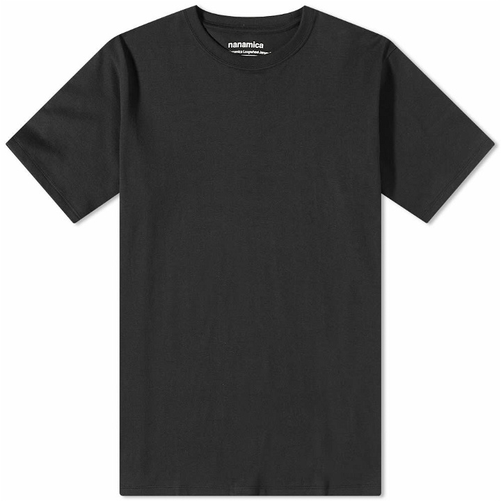 Photo: Nanamica Men's Loopwheel Coolmax T-Shirt in Black
