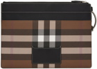 Burberry Brown Check Pouches