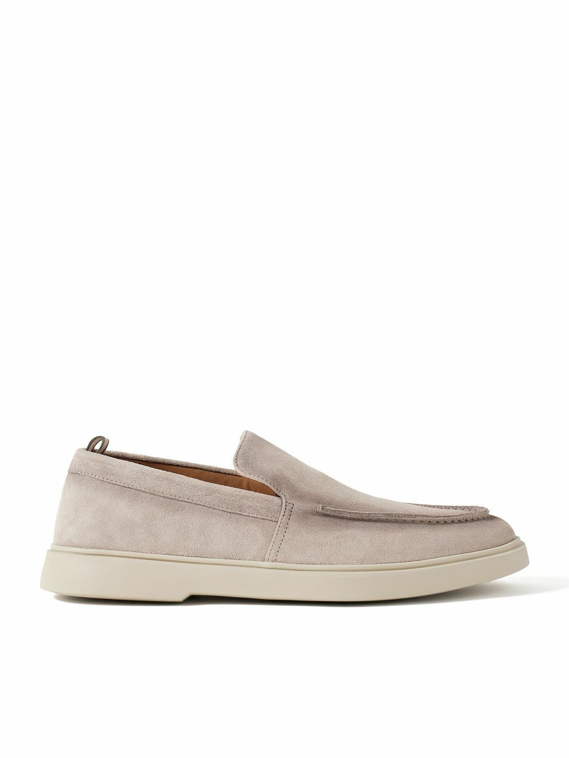 Officine Creative - Bones 002 Suede Loafers - Neutrals
