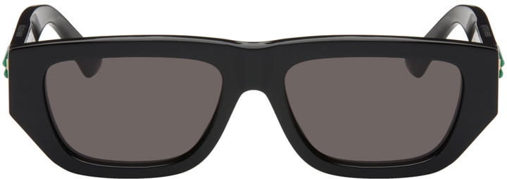 Photo: Bottega Veneta Black Bolt Sunglasses