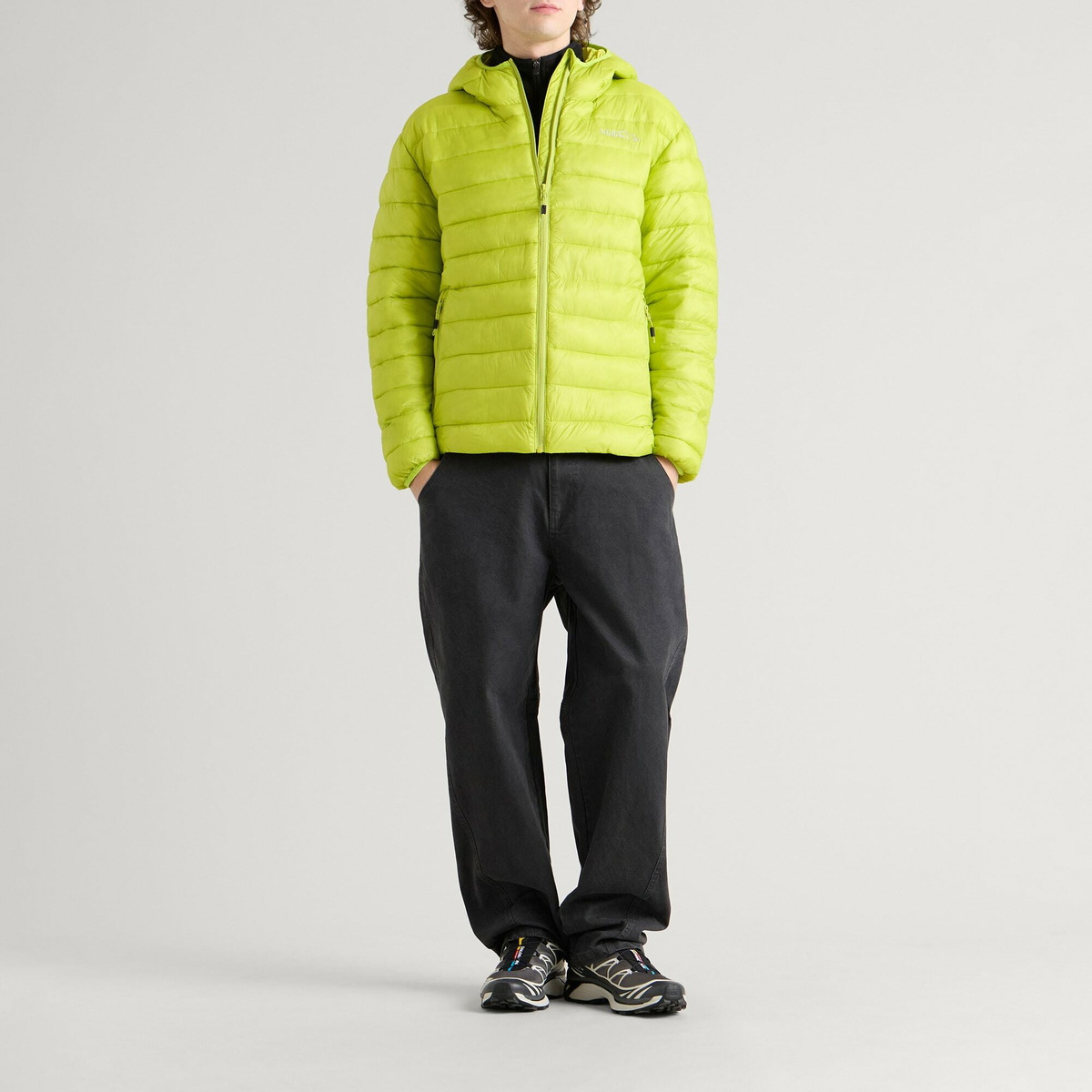 Mellow Clo Men's Alpine LT Puffer Jacket in Persian Lime