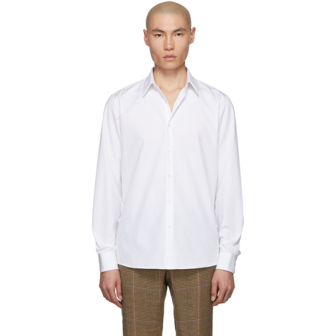 Photo: Dries Van Noten White Curley Classic Shirt