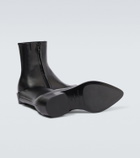 Alexander McQueen Punk leather ankle boots