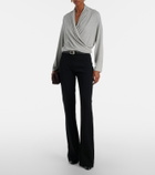 Vince Draped jersey top