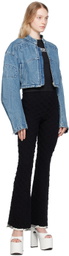 AMBUSH Blue Cropped Denim Jacket