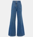 Etro Mid-rise flared jeans