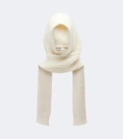 Moncler Ribbed-knit wool and cashmere hood